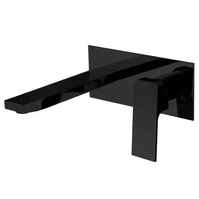 Fima Carlo Frattini Fit Смеситель для раковины встраиваемый, излив 15 см, цвет: black matt F3391WX5NS