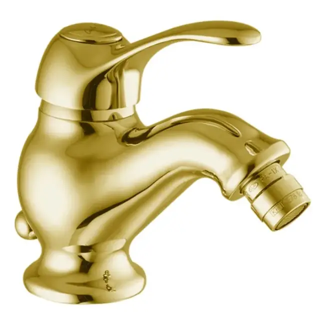 Fima Carlo Frattini Lamp Смеситель для биде, с донным клапаном, излив 11,6 см, цвет: gold F3302OR