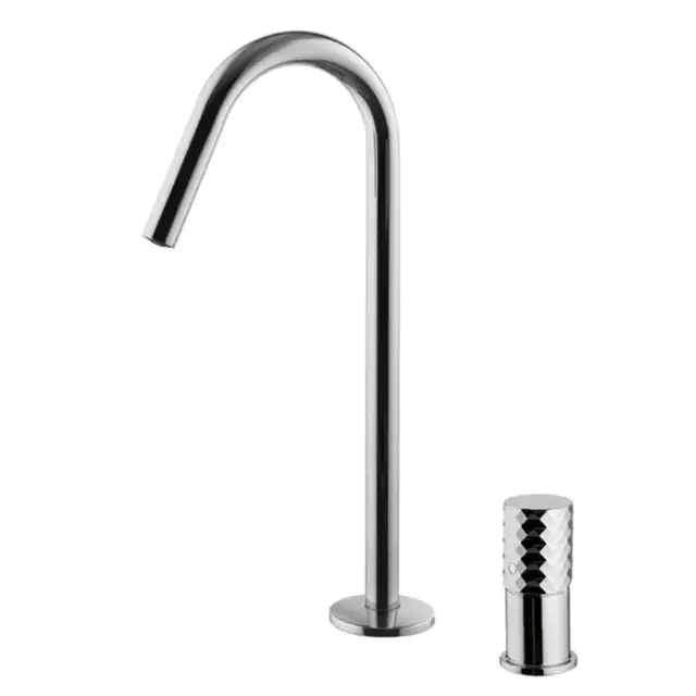 Fima Carlo Frattini Spillo Tech Смеситель для раковины на 2 отвер с д/к, излив 12,5 см, цвет: chrome F3271TNCXCR
