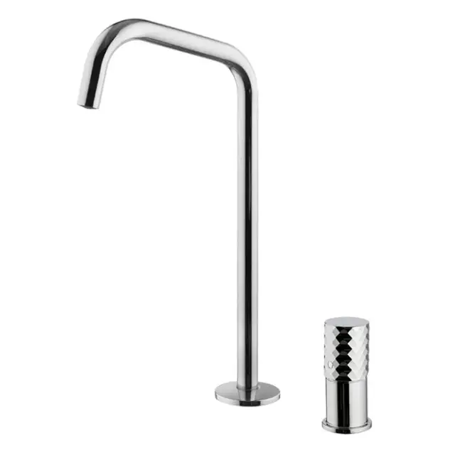 Fima Carlo Frattini Spillo Tech Смеситель для раковины на 2 отвер с д/к, излив 16 см, цвет: chrome F3271TNDXCR