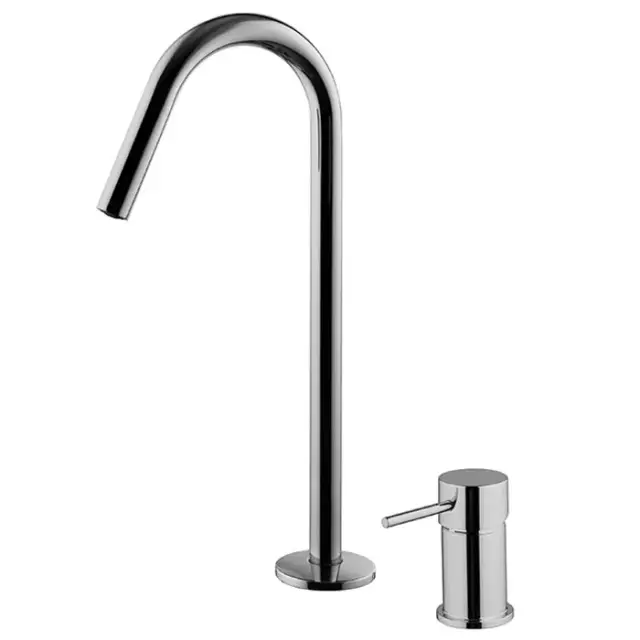 Fima Carlo Frattini Spillo Up Смеситель для раковины на 2 отвер с д/к, излив 12,5 см, цвет: chrome F3271NCCR