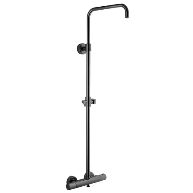 Fima Carlo Frattini Wellness Душевая стойка: смеситель, без душа, цвет: brushed black chrome F3255SCS