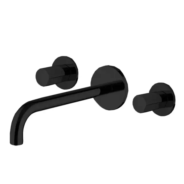 Fima Carlo Frattini So Смеситель для раковины встраиваемый, без ручки, излив 20 см, цвет: black matt F3191L/5NS