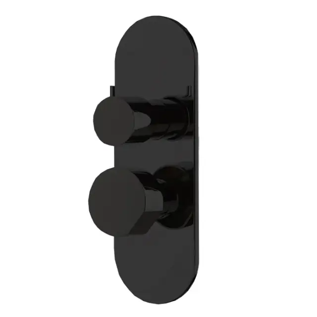 Fima Carlo Frattini So Смеситель для душа встраиваемый, без ручек 2-3 потребителя, цвет: black matt F3189X6NS