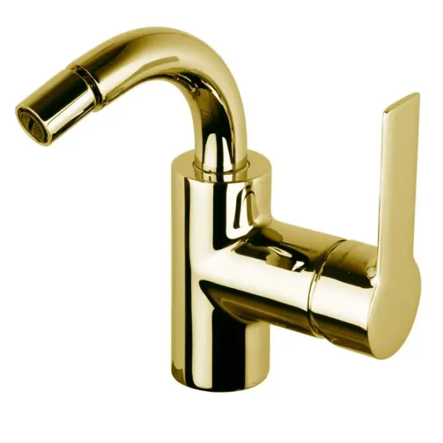 Fima Carlo Frattini Mast Смеситель для биде, с донным клапаном, излив 10,7 см, цвет: gold F3152OR