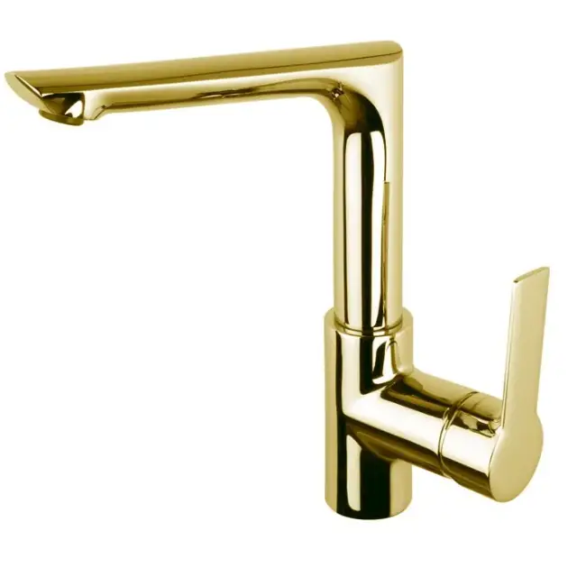 Fima Carlo Frattini Mast Смеситель для раковины Energy Saving без д/к, излив 15,9 см, цвет: gold F3151FOR.1.ES