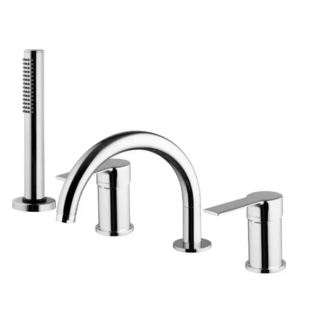 Fima Carlo Frattini Mast Смеситель на борт ванны с ручным душем, цвет: chrome F3144NCR