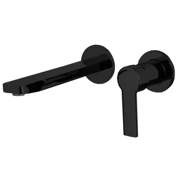 Fima Carlo Frattini Mast Смеситель для раковины встраиваемый, излив 20 см, цвет: black matt F3141WLX8NS