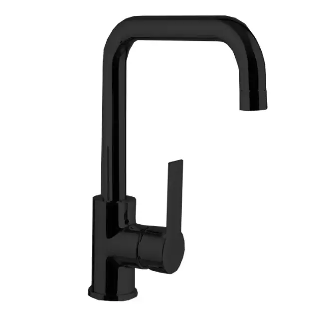 Fima Carlo Frattini Kitchen Смеситель для кухни, поворотный излив, цвет: black matt F3137/1NS