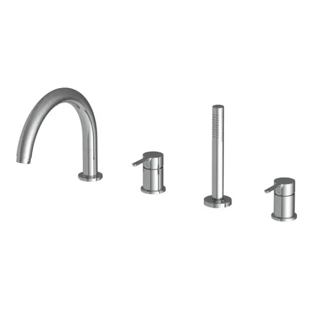 Fima Carlo Frattini Snap Смеситель на борт ванны с ручным душем, цвет: chrome F3124NCR