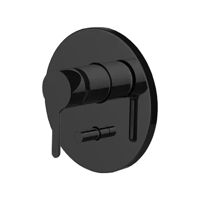 Fima Carlo Frattini Snap Смеситель для душа встраиваемый, 2 потребителя, цвет: black matt F3119X2NS