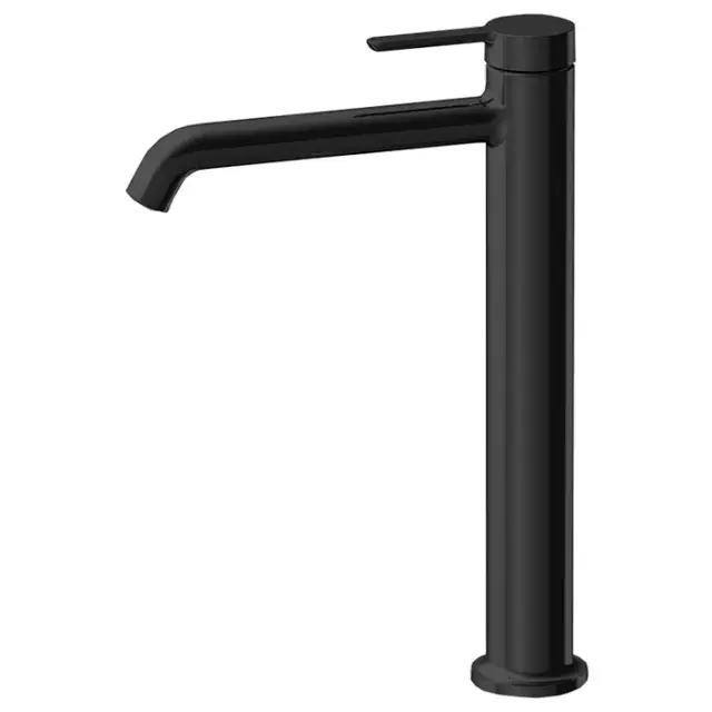 Fima Carlo Frattini Snap Смеситель для раковины, с донным клапаном, излив 13 см, цвет: black matt F3111LNS