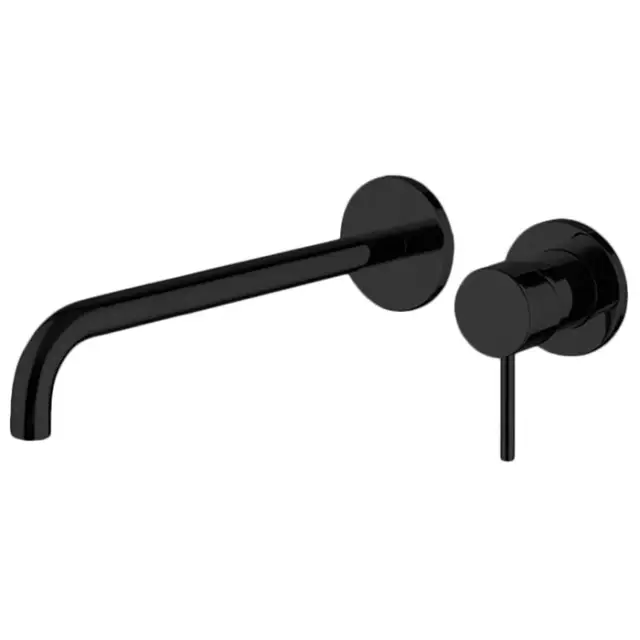 Fima Carlo Frattini Spillo Up Смеситель для раковины встраиваемый, излив 25 см, цвет: black matt F3051WZX9NS