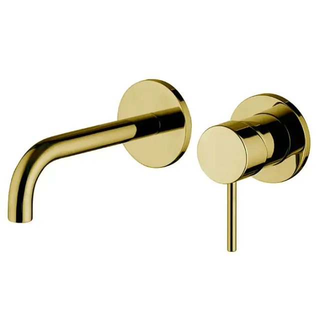 Fima Carlo Frattini Spillo Up Смеситель для раковины встраиваемый, излив 15 см, цвет: gold F3051WX9OR