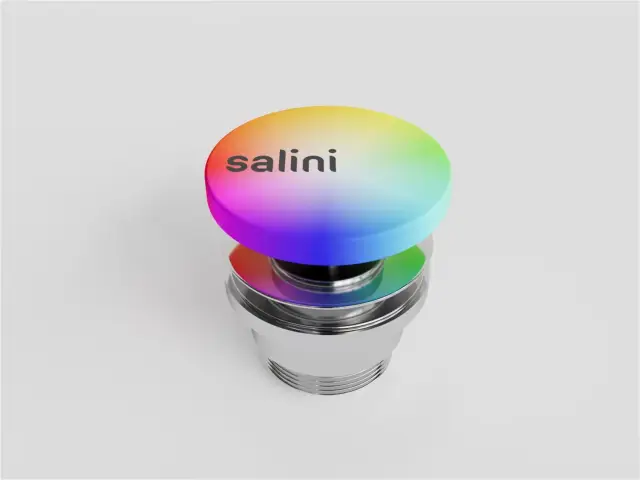 Salini D 506 Донный клапан для раковины из S-Stone, Click-Clack универсальный цвет: RAL матовый 162305MF