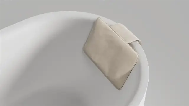 Salini Подушка для ванны с утяжелителем 35,5х24 см, цвет: beige 1904201B