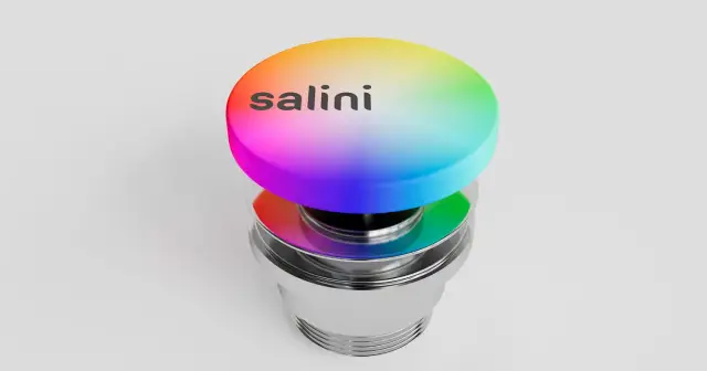 Salini D 506 Донный клапан для раковины из S-Sense, Click-Clack универсальный цвет: RAL глянцевый 162205GF