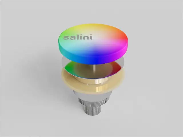 Salini D 402 Донный клапан для ванны из S-Sense, Click-Clack цвет: RAL глянцевый 152201GF