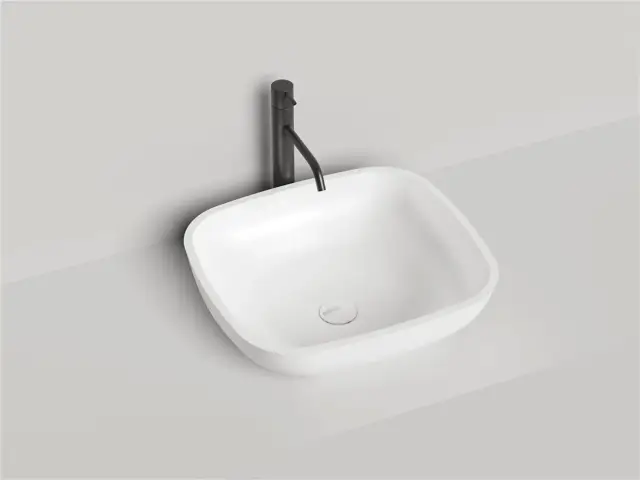 Salini Gloria 08 S-Sense Раковина чаша 49,5х44,5х15h см, без перелива, цвет: RAL глянцевый 1102108GF