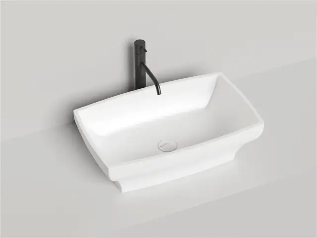 Salini Gloria 04 S-Sense Раковина чаша 60х38х15h см, без перелива, цвет: RAL глянцевый 1102104GF