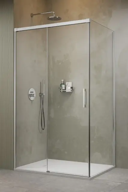 Radaway Idea 8 S1 Боковая стенка, прозрачная 8 мм, Easy Clean 75х200h см, цвет: хром глянцевый 10360075-01-01L