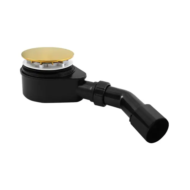 Radaway Сифон для душевого поддона с верхней очисткой, пластиковый, цвет: золото матовое R583G