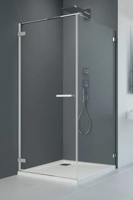 Radaway Arta KDJ I Боковая стенка, прозрачная 8 мм, Easy Clean 90х200h см, цвет: хром глянцевый 386021-03-01