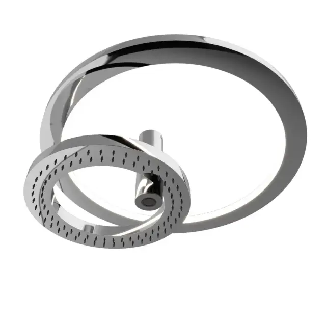 Treemme Shower Потолочный душ 50 см, 2 вида струи, LED подсветка, цвет: chrome IT9B91CCZZLD