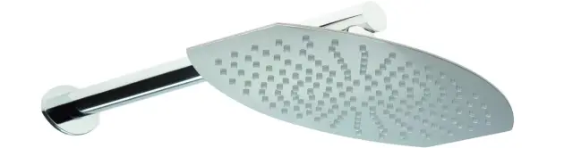 Treemme Hedo Верхний душ 32x20 см, 1 вид струи, кронштейн настенный 34 см, цвет: chrome RWIT0947CC01