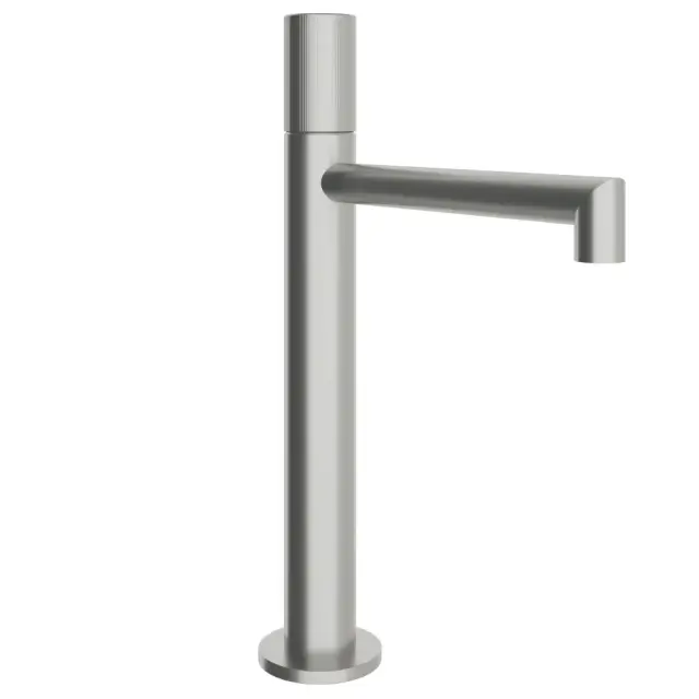 Treemme 28mm Смеситель для раковины высокий, без д/к, высота излива 16,8 см, цвет: нержавеющая сталь IT3B27ISG1ZZ