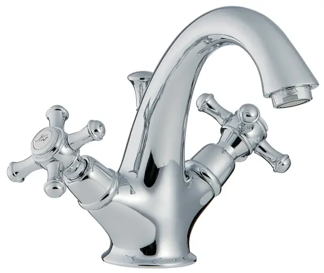 Treemme Old Italy Смеситель для раковины, с д/к, длина излива 14 см, цвет: chrome IT4414CCOIZZ