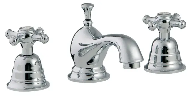 Treemme Old Italy Смеситель для раковины на 3 отверстия, с д/к, длина излива 13 см, цвет: chrome IT4410CCOIZZ