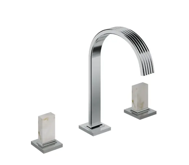 Treemme Kea Смеситель для раковины высокий на 3 отверстия, без д/к, высота излива 19,5, цвет: chrome IT7A16CCK_ZZ