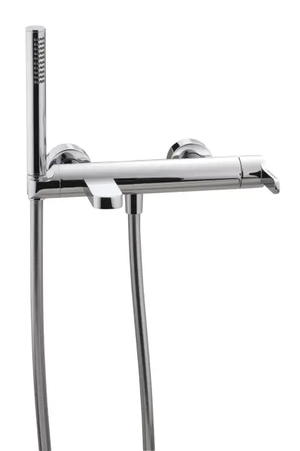 Treemme Klab Смеситель для ванны накладной с ручным душем, 1 вид струи, цвет: chrome IT2700CCKLZZ