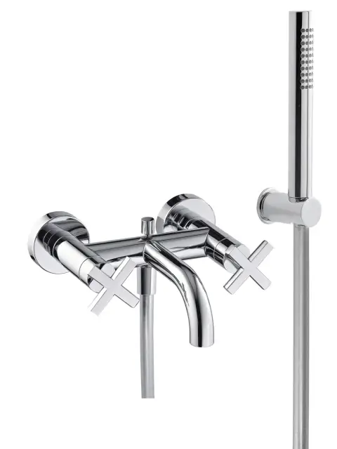 Treemme Line Смеситель для ванны накладной с ручным душем, 1 вид струи, цвет: chrome IT1000CCXVZZ