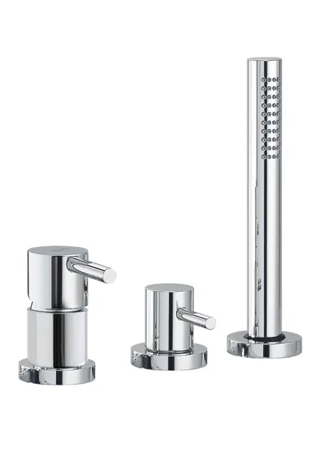 Treemme X-change mono Смеситель на борт ванны на 3 отв., с ручным душем, внешняя часть, цвет: chrome IT5869CCVLZZ