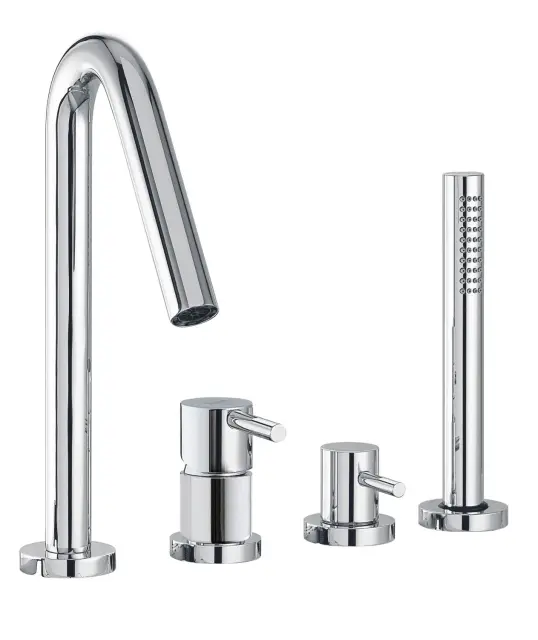 Treemme X-change mono Смеситель на борт ванны на 4 отв., с ручным душем, внешняя часть, цвет: chrome IT5868CCVLZZ