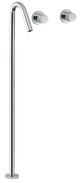 Treemme X-change Смеситель для раковины напольный, высота излива 107,3 см, цвет: chrome RWIT7282CC50