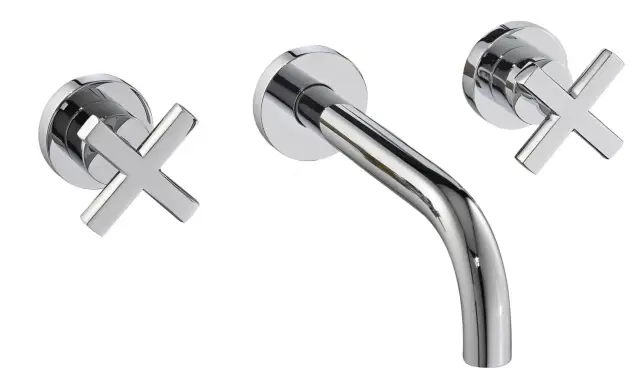 Treemme Line Смеситель для раковины встраиваемый, внешняя часть, излив 23 см, цвет: chrome RWIT1060CC50