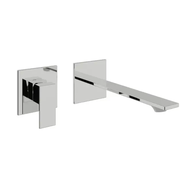 Treemme Q30 Смеситель для раковины встраиваемый, внешняя часть, излив 18,4 см, цвет: chrome RWIT4BC7CC01