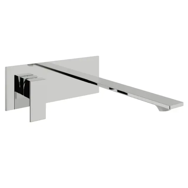 Treemme Q30 Смеситель для раковины встраиваемый, внешняя часть, излив 22 см, цвет: chrome RWIT4BA9CC01