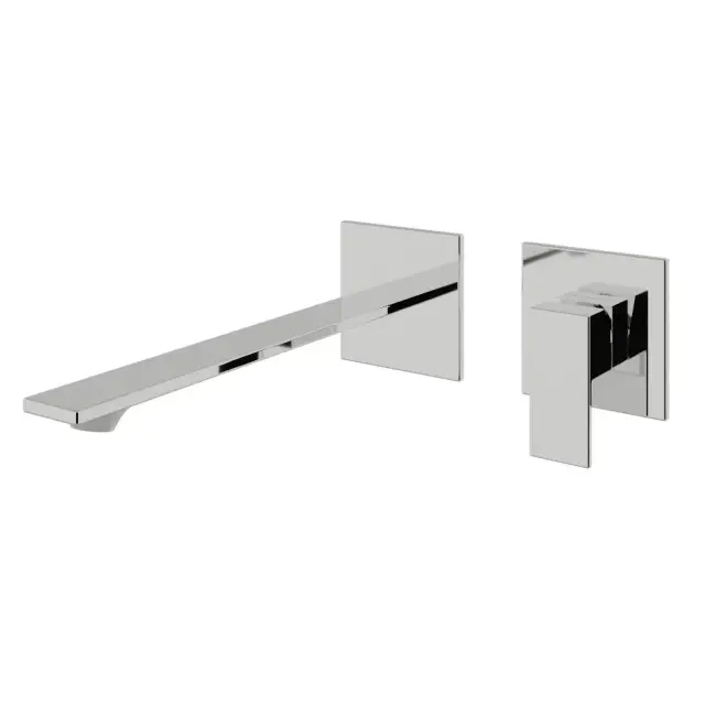 Treemme Q30 Смеситель для раковины встраиваемый, внешняя часть, излив 22,2 см, цвет: chrome RWIT4BC6CC01