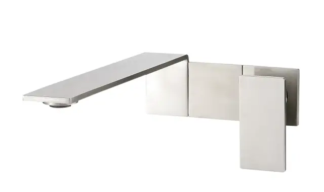 Treemme 5mm Смеситель для раковины встраиваемый, внешняя часть, излив 23 см, цвет: нержавеющая сталь RWIT2852IS97