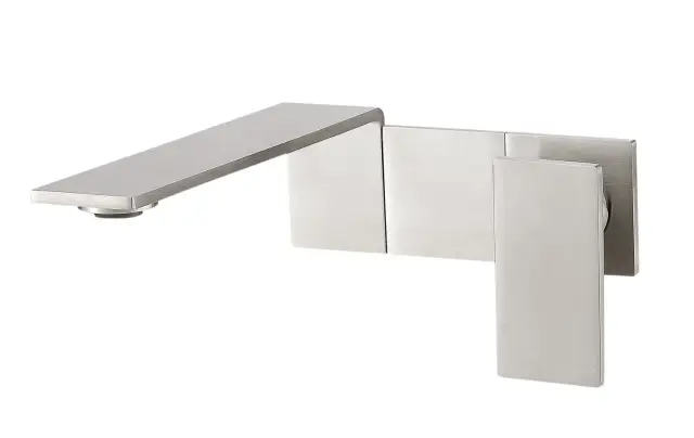 Treemme 5mm Смеситель для раковины встраиваемый, внешняя часть, излив 17 см, цвет: нержавеющая сталь RWIT2851IS97