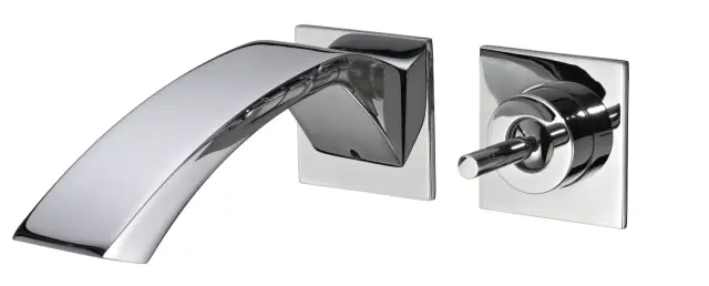 Treemme Arche Смеситель для раковины встраиваемый, внешняя часть, излив 19,3 см, цвет: chrome RWIT02C5CC01