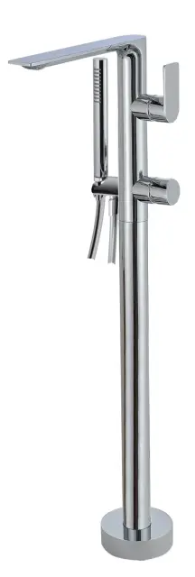 Treemme Ran Смеситель для ванны напольный с ручным душем и шлангом, цвет: chrome RWIT2203CC01