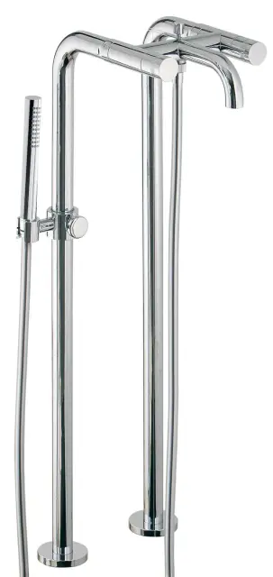 Treemme X-change Смеситель для ванны напольный с ручным душем и шлангом, цвет: chrome IT7284CCXRZZ