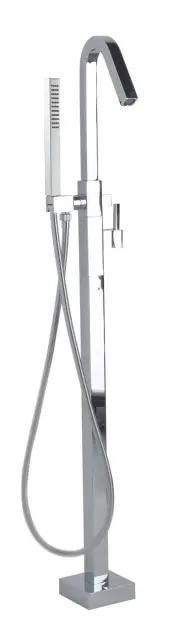Treemme X-change mono Смеситель для ванны напольный с ручным душем и шлангом, цвет: chrome RWIT7603CC10