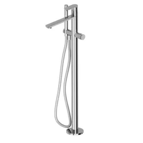 Treemme Albatros Смеситель для ванны напольный с ручным душем и шлангом, цвет: chrome RWIT4C03CC50