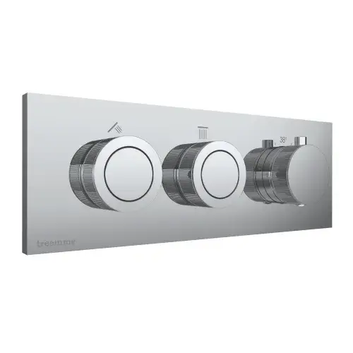 Treemme W-smart Смеситель для душа термостатический встр., 2 потребителя, внешняя часть, цвет:chrome RWIT5C86CC01